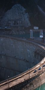 Endiguer,Route,Barrage,Nature,Rocheux,Rocher,Rivières,Transports