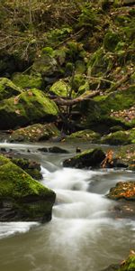 Rivers,Rocks,Moss,Nature,Stones,Landscape