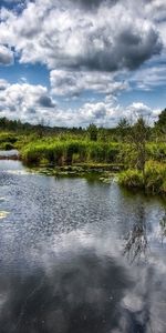 Rivers,Sky,Clouds,Landscape