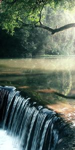 Rivers,Trees,Landscape,Waterfalls