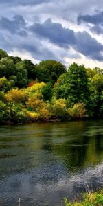 Rivers,Trees,Summer,Nature,Greens