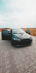 Road,Asphalt,Front View,Cars,Mitsubishi