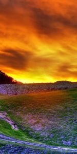 Naturaleza,Camino,Campo,Escalada,Levantar,Noche