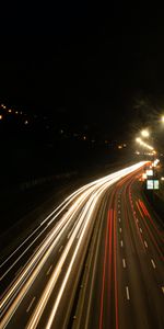 Road,Long Exposure,Glow,Dark,Neon