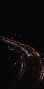 Road,Long Exposure,Night,Dark,Neon