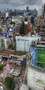 Ciudades,Camino,Megapolis,Megalópolis,Techo,Techos,Muchedumbre,Multitudes,Casas,Campo,Hdr,Japón,Tokio,Personas,Fútbol