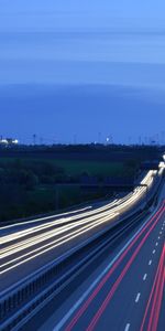 Nature,Route,Soir,Mouvement,Circulation