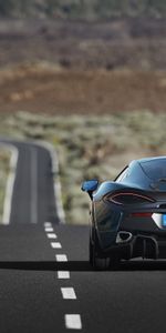 Mclaren,Coches,Camino,570Gt,Vista Trasera,Automóvil