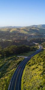 Route,Soulagement,Relief,Les Collines,Collines,Dahl,Enroulement,Sinueux,Distance,Nature