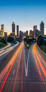 Road,Skyscrapers,United States,Atlanta,Cities,Usa