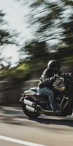 Дорога,Мотоцикл,Скорость,Байк,Байкер,Harley Davidson,Мотоциклы