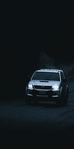 Road,Toyota Hilux,Cars,Machine,Grey,Car,Suv,Toyota,Dark