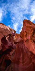 Rock,Bottom View,Nature,Sky,Cave,Canyon