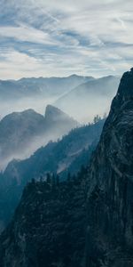 Rock,Precipice,Sky,Break,Stones,Nature