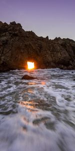 Rock,Shine,Nature,Sunset,Light,Ocean,Sea