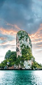 Rock,Vegetation,Nature,Island,Ocean