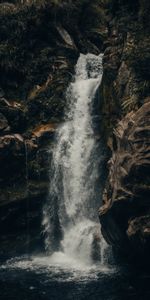 Rock,Waterfall,Creek,Brook,Nature,Water,Spray