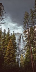 Roches,Vue De Dessous,Vue De Bas,Les Rochers,Forêt,Nature,Cascade