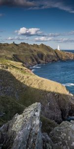 Rocks,Coast,Nature,Sea,Lighthouse