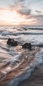 Naturaleza,Mar,Ondas,Las Rocas,Rocas,Horizonte,Espuma