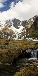 Naturaleza,Stones,Montañas,Las Rocas,Rocas,Cubierto De Nieve,Nevado,Nieve