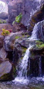 Les Rochers,Roches,Cascade,Nature