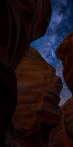 Rocks,Starry Sky,Night,Dark