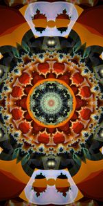 Round,Kaleidoscope,Form,Abstract,Forms,Fractal