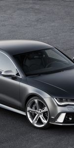 Coches,Perfil,Rs7,Vista Lateral,Audi,El Negro