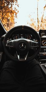 Rudder,Cars,Steering Wheel,Salon,Car,Machine,Mercedes