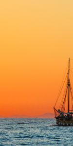 Sailboat,Nature,Horizon,Sea,Sailfish