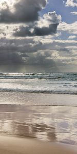 Nubes,Mar,Paisaje,Playa