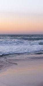 Naturaleza,Mar,Noche,Ondas,Costa,Playa