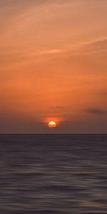 Sea,Horizon,Blur,Smooth,Sunset,Nature