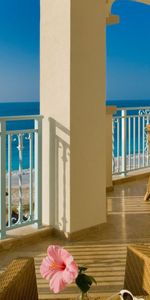 Vue,Balcon,Horizon,Divers,Se Reposer,Relaxation,Terrasse,Mer,Plage