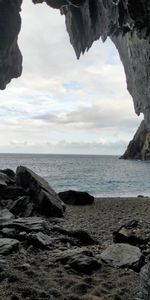 Naturaleza,Horizonte,Arco,Cueva,Mar