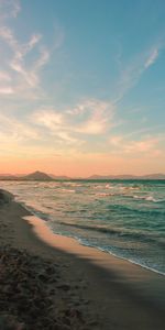 Naturaleza,Mar,Ondas,Horizonte,Costa,Playa