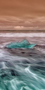 Sea,Horizon,Nature,Ice,Waves