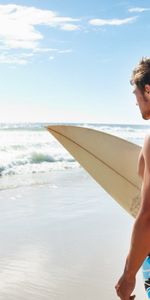 Sea,Landscape,People,Men,Beach