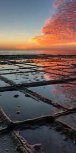 Coucher De Soleil,Mer,Paysage