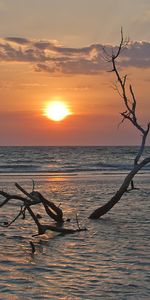 Coucher De Soleil,Mer,Paysage