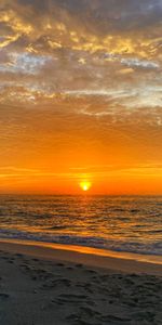 Naturaleza,Puesta Del Sol,Horizonte,Costa,Mar,Playa