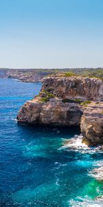 Sea,Rock,Coast,Cliff,Nature,Stone