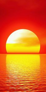 Sea,Sun,Landscape,Sunset