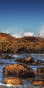 Sea,Waves,Landscape