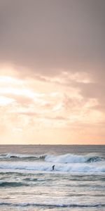 Serfing,Horizon,Nature,Sky,Waves,Ocean