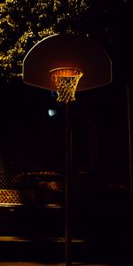 Ombres,Grille De Basket Ball,Nuit,Ombre,Bague De Basket Ball,Panier De Basket,Sport,Basket Ball