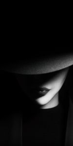 Minimalisme,P C,Chb,Sombre,Ombres,Chapeau,Ombre,Fille