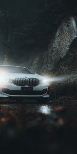 Shine,Cars,Light,Front View,Car,Bmw