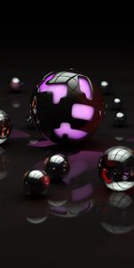 Shine,Dark,Light,Form,Forms,Balls,3D